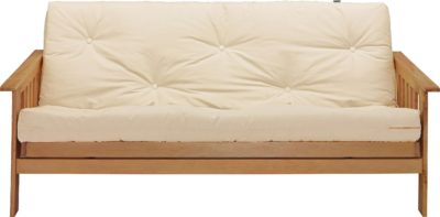 ColourMatch - Cuba - 2 Seater - Futon - Sofa Bed - Cotton Cream